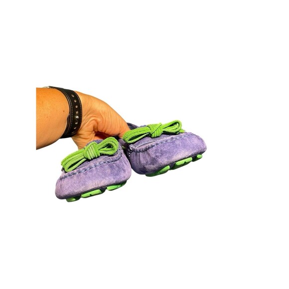 UGG Australia 1003739 Meena Driving Moccasins Blue Slip On Shoes Women's 6 - Picture 6 of 11